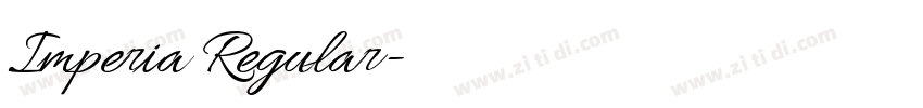 Imperia Regular字体转换 Imperia Regular字体转换